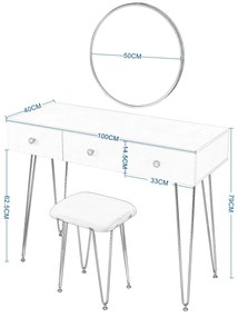 Toaletný stolík Joan d ‘Arc