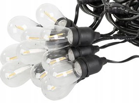 Verk 12300 LED Vonkajšia dekoračná reťaz girlanda 10 žiaroviek, IP44, 10 m