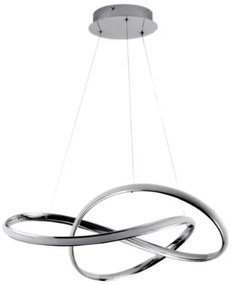 Brilagi - LED Stmievateľný luster na lanku COSMOWAVE LED/70W/230V chróm + DO