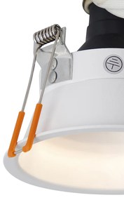 Sada 6 moderných zapustených bodových svetiel biela AR70 - Dept