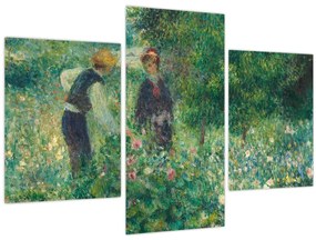 Obraz - Auguste Renoir, Picking Flowers, reprodukcia (90x60 cm)