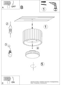 Sollux  SL.1797 - Bodové svietidlo AURA 1xGX53/10W/230V 6 cm zelené
