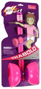 LEAN TOYS Jojo Diabolo – ružová 13,5x11,5 cm