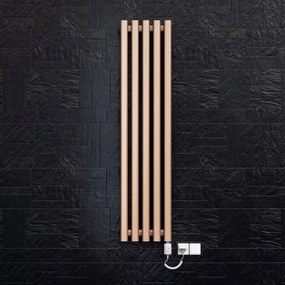 Regnis Lazur LA, vykurovacie teleso 540x1400mm so stredovým pripojením 50mm, 960W, biela matná, LAZURLA/1400/540/D5/WHITE