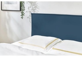 Modrá dvojlôžková posteľ Bobochic Paris Sary Light, 180 x 200 cm