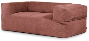 Menčestrový sedací vak v tehlovej farbe Sofa MooG – SLOWDOWN