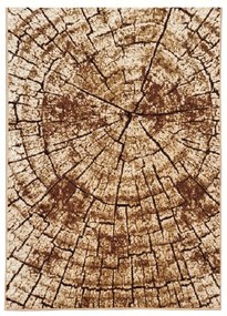 Kusový koberec 160x220 cm LUKEN moderný - béžový / hnedý