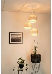 Brilagi - Luster na lanku DOVER SPACE 3xE27/15W/230V šedá/krémová