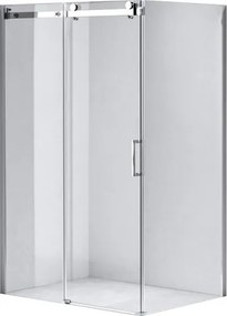 BPS-koupelny Obdĺžnikový sprchovací kút HYD-OK203C 120x80 chróm/transparent - bez vaničky