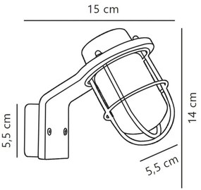 Nordlux - Kúpeľňové nástenné svietidlo MARINA 1xG9/40W/230V IP44