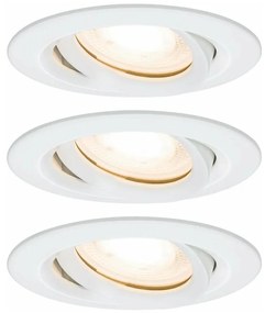 Paulmann Paulmann 92898-SADA 3x LED GU10/7W IP65 Kúpeľňové podhľadové svietidlo NOVA 230V W4461