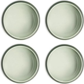 Zelené polievkové/ramen misky v súprave 4 ks z kameniny 1 l Aura Vira – Bonami Selection