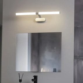 Brilagi - LED osvetlenie kúpeľňového zrkadla TUBEO LED/8W/230V 60 cm IP44 strieborné