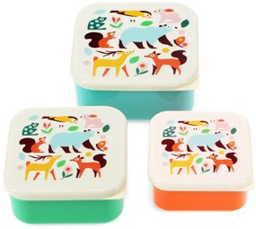 Detský desiatový box 3 ks Woodland – Rex London