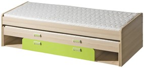 Rozkladacia posteľ 80 cm Lavendon L16 (s roštami) (zelená). Vlastná spoľahlivá doprava až k Vám domov. 605016