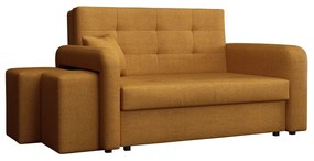Pohovka s taburetkami Clivia Home II, Taburetka: ľavá strana, Dostupné poťahy: Enjoy 21