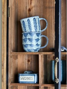 Čierna závesná vitrína z jedlového dreva 50x80x14 cm Hazem – Bloomingville