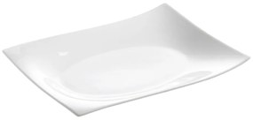 Biely porcelánový servírovací tanier 22x30 cm Motion – Maxwell & Williams