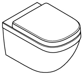 GROHE 39554000 - Závesné WC EURO CERAMIC 540 × 374 mm keramika/biela
