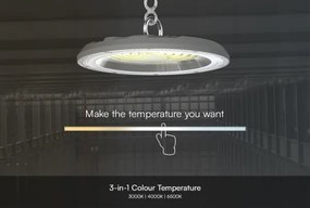 LED Priemyselné svietidlo High Bay LED/150W/230V 3000/4000/6500K IP65 ø 27,7 cm