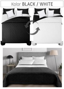 Tutumi Diamante, obojstranný prešívaný prehoz na posteľ 200x220 cm, svetlá šedá-biela, NAZ-00701