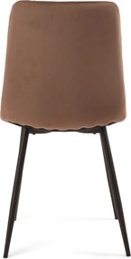Jedálenská stolička Harry, hnedá látka