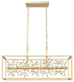 Zuma Line P0578-06C-V7V7 - Luster na reťazi SPRING 6xG9/33W/230V zlatá