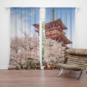 Sablio Záves Čínska vežička: 2 ks 140x250 cm