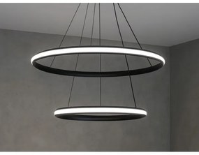 Stmievateľný LED luster s lankom LED/90W/230V 3000-6500K pr. 60 cm + diaľkové ovládanie