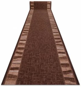 Protišmykový behúň LINEA hnedý