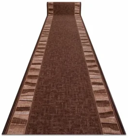Protišmykový behúň LINEA hnedý
