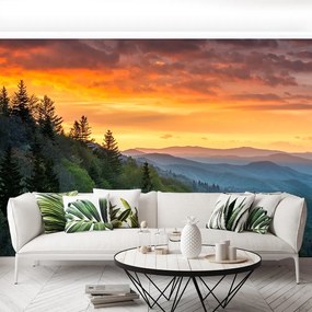 Fototapeta Vliesová Hory východ slnka 104x70 cm