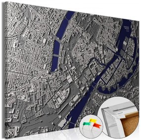 Artgeist Obraz na korku - Copenhagen Center [Cork Map] Veľkosť: 120x80