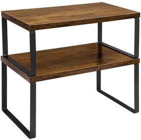Sada kuchynských políc GINGER RUSTIC (2 ks)