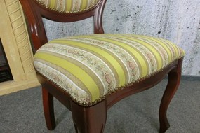 (3632) FILIPPO jedálenský stôl so stoličkami orech/žltá