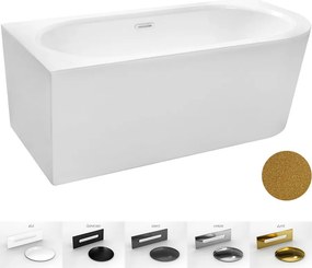 Besco Akrylátová voľne stojaca vaňa Avita A-Line Glam Z CC/SP 150x75 (160x75, 170x75), s prepadom BESCO-Typ výpuste: Alcaplast Click-Clack so štrbino…