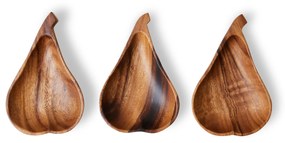 HK living Drevená miska Pear Acacia Medium