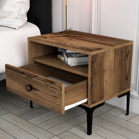 Nočný stolík Lizbon Walnut