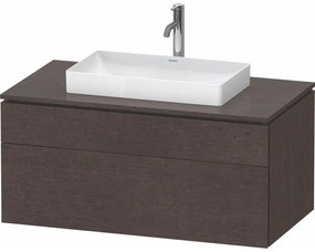 DURAVIT L-Cube závesná skrinka pod umývadlo na dosku, 2 zásuvky, 1020 x 550 x 482 mm, dub tmavý kartáčovaný, LC4881072720000