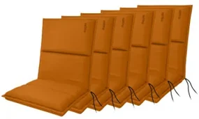 Doppler CITY 4411 nízky - set 6 ks - podušky na kreslá a stoličky