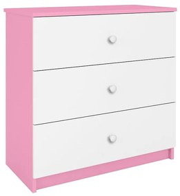Detská komoda Babydreams ružová