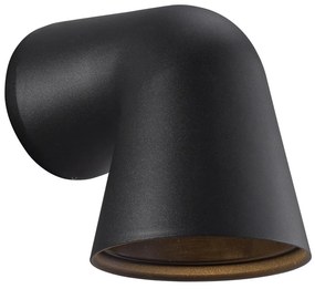 Nordlux - Vonkajšie nástenné svietidlo FRONT 1xGU10/28W/230V IP44 čierna