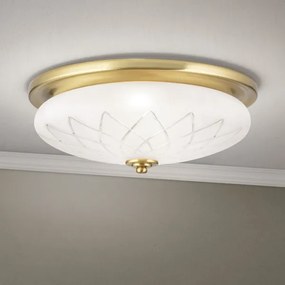 Orion DL 7-791/37 - Stropné svietidlo PORTO 2xE27/40W/230V pr. 37 cm zlatá