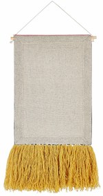 Bavlnená nástenná dekorácia so strapcami viacfarebná HASILPUR Beliani
