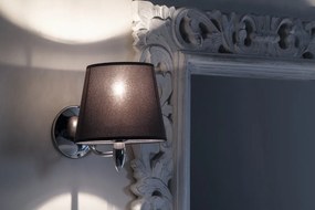 Sapho Sapho, HANBO nástenné svietidlo E27, 60W, 230V, chróm, AU526