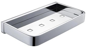 OMNIRES LU30330CR - Nástenná polica do sprchy LUGANO 20 cm lesklý chróm
