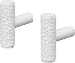 Biele nástenné háčiky v súprave 2 ks Rof – Blomus