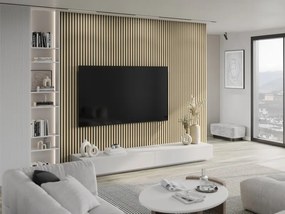 Mexen Lam-B, akustické stenové lamely 275 × 30 cm, HDF doska 4 mm, technická dyha, dub pieskový, S100-275307-3015-001