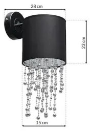 Nástenné svietidlo ALMERIA 1xE27/60W/230V