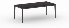 Kancelársky stôl PRIMO ACTION, čierna podnož, 2000 x 900 mm, wenge